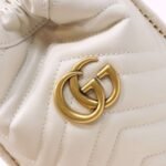 GUCCI Bucket bag, premium version, made of lambskin. Dimensions: 19x17cm - Image 6