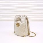 GUCCI Bucket bag, premium version, made of lambskin. Dimensions: 19x17cm - Image 5