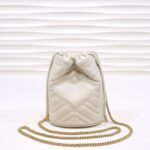GUCCI Bucket bag, premium version, made of lambskin. Dimensions: 19x17cm - Image 4