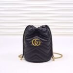 GUCCI Bucket bag, premium version, made of lambskin. Dimensions: 19x17cm - Image 3
