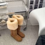 UGG Long boots The entire sheepskin cut has no splicing Top quality styles - Image 5