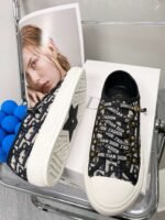 DIOR embroidered canvas flat casual shoes - Image 10