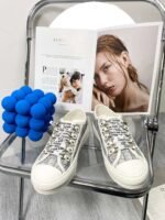 DIOR embroidered canvas flat casual shoes - Image 7