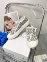DIOR embroidered canvas flat casual shoes - Image 5