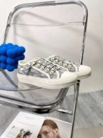 DIOR embroidered canvas flat casual shoes - Image 2