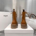 Celine Martin Boots Shoes High Version, Genuine Leather Boots - Image 8