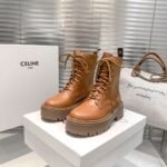 Celine Martin Boots Shoes High Version, Genuine Leather Boots - Image 6