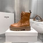 Celine Martin Boots Shoes High Version, Genuine Leather Boots - Image 5