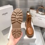 Celine Martin Boots Shoes High Version, Genuine Leather Boots - Image 3