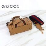 GUCCI counter quality bag original leather high-end version 22x15x11cm - Image 8