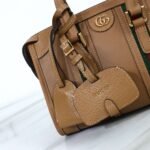 GUCCI counter quality bag original leather high-end version 22x15x11cm - Image 4