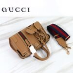 GUCCI counter quality bag original leather high-end version 22x15x11cm - Image 11