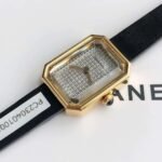 Chanel Black Gold Sugar Cube Women’s Quartz Watch Size 19.7×15.2mm High-quality high-end watches - Image 7