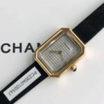 Chanel Black Gold Sugar Cube Women’s Quartz Watch Size 19.7×15.2mm High-quality high-end watches - Image 4