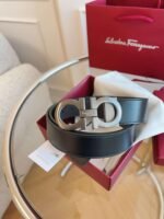 Ferragamo belt premium version width 3.5cm genuine leather material - Image 10