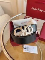 Ferragamo belt premium version width 3.5cm genuine leather material - Image 9