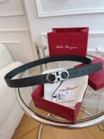 Ferragamo belt premium version width 3.5cm genuine leather material - Image 3