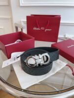 Ferragamo belt premium version width 3.5cm genuine leather material - Image 6