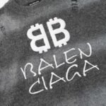 BALENCIAGA embroidered patchwork sweater - Image 4