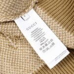 Gucci diamond plaid round neck sweater with holes - Image 7