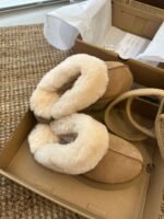 UGG Winter new casual classic plush slippers made of cowhide and wool - Image 12