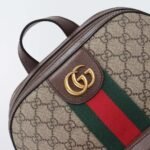 GUCCI counter quality backpack original leather premium version 32×40.5x14cm - Image 8