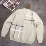 Burberry check cardigan thick coat - Image 2