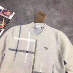 Burberry check cardigan thick coat - Image 5