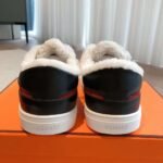 Hermès Autumn and Winter Casual Shoes Wool One-piece Shoes Premium Edition - Image 9