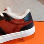 Hermès Autumn and Winter Casual Shoes Wool One-piece Shoes Premium Edition - Image 7
