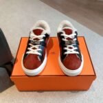 Hermès Autumn and Winter Casual Shoes Wool One-piece Shoes Premium Edition - Image 5