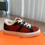 Hermès Autumn and Winter Casual Shoes Wool One-piece Shoes Premium Edition - Image 10