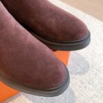 Hermès classic Kelly boots are made of calfskin leather and lambskin leather lining. High-end autumn and winter boots - Image 5
