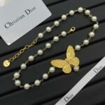 DIOR Premium version of butterfly pearl necklace - Image 8
