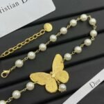 DIOR Premium version of butterfly pearl necklace - Image 7