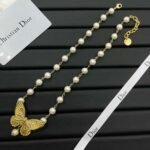 DIOR Premium version of butterfly pearl necklace - Image 5