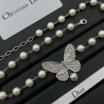 DIOR Premium version of butterfly pearl necklace - Image 3