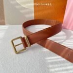 miumiu Premium version belt made of genuine leather width 3.5cm - Image 11