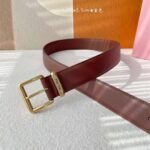 miumiu Premium version belt made of genuine leather width 3.5cm - Image 6