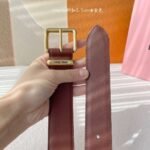 miumiu Premium version belt made of genuine leather width 3.5cm - Image 4