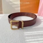 miumiu Premium version belt made of genuine leather width 3.5cm - Image 2