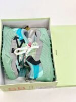 Off-White sneakers Black white Green mosaic color - Image 5