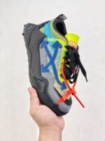 Off-White sneakers Black white Green mosaic color - Image 13