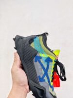 Off-White sneakers Black white Green mosaic color - Image 17