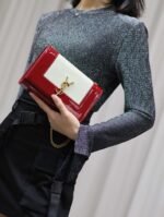 Limited edition Red YSL original 20×13.5x6cm - Image 2