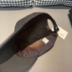 Dior 1:1 original single black white classic cowhide rimmed baseball cap - Image 3