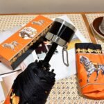 HERMES New 50% off Handheld Sunny Umbrella - Image 5