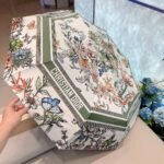 DIOR Automatic Umbrella with Butterfly Pattern, presented in a gift box – a perfect gift choice. - Image 8