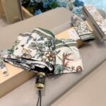 DIOR Automatic Umbrella with Butterfly Pattern, presented in a gift box – a perfect gift choice. - Image 6