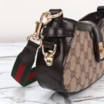 GUCCI counter quality bag original leather  high version 4x12x5cm - Image 5